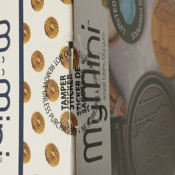 My Mini Snowman Waffle Maker 5" Non-Stick - Picture 13 of 13